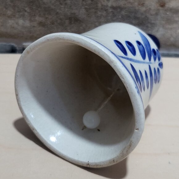 Vintage Delft Style Ceramic Bell Hand Painted Windmill - Picture 3 of 8